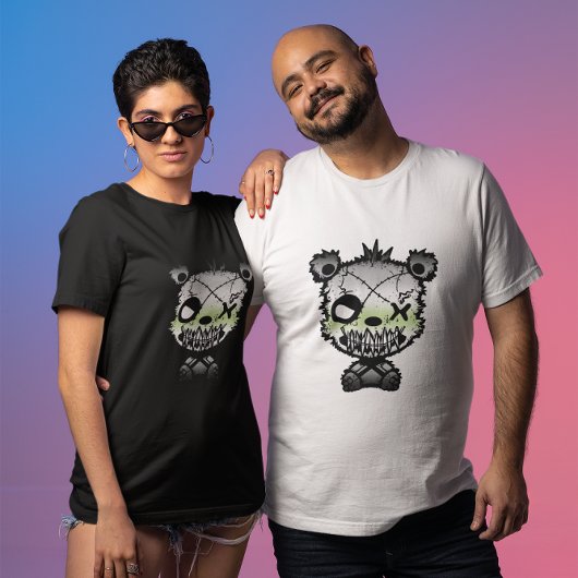 ゴス・アジェンダー・プライドフラグカラーベア Tシャツ
