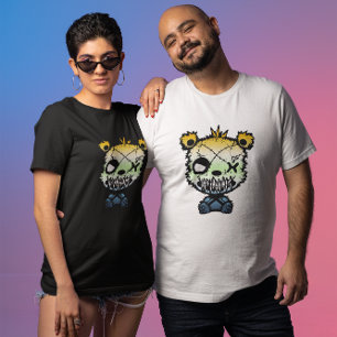ゴス・アロエース・アジェンダー・プライドフラグ・カラーベア Tシャツ