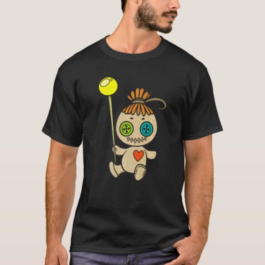 ゴス・クリーピー・キュート・ブードゥー人形 for Teens 1 Tシャツ (正面)