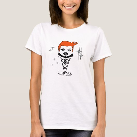 ゴス+ゲイル 女性用Tシャツ クリーミードリーマーズ Tシャツ (正面)
