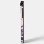 ゴス コケット 猫 スマホケース – ピンク ブラック Case-Mate iPhoneケース (裏面 / 左)