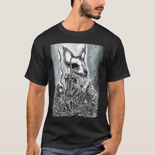 ゴス スフィンクス 猫 I ゴシック Tシャツ (正面)