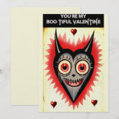 ゴス・スポーキー・バレンタイン・ヴァンパイア・ハート シーズンカード (正面/裏面)