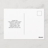 ゴス ブラックローズ 血が滴る 不気味 お礼 ポストカード (裏面)