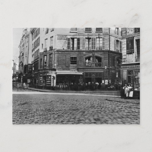 ゴズラン広場、パリ 1865年頃 ポストカード (正面)