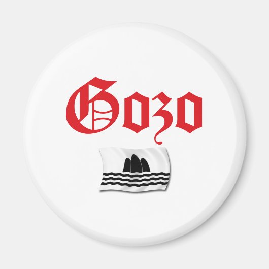 ゴゾ国旗 マグネット (正面)