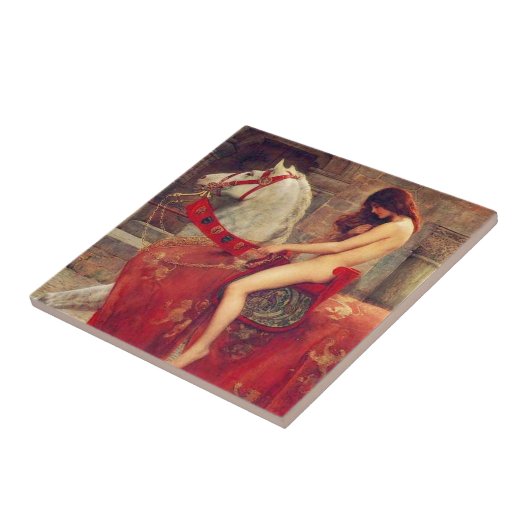 ゴダイヴァ夫人のタイル タイル (側面)