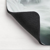 ゴダフォスの滝冬アイスランド マウスパッド (コーナー)