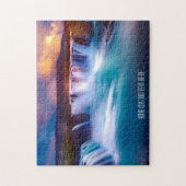 ゴダフカラフルェスアイスランドウォーターフォールパズル ジグソーパズル (縦)