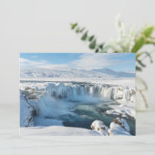 ゴダフスの滝の風景 サンキューカード (スタンド正面)