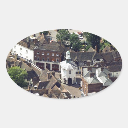 ゴダミンサリーイングランド 楕円形シール (正面)