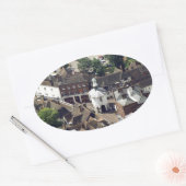 ゴダミンサリーイングランド 楕円形シール (封筒)