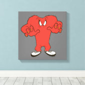 ゴッサマーの威嚇ポーズ キャンバスプリント (インサイチュ (ウッドフロア))