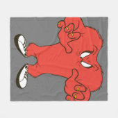 ゴッサマーの威嚇ポーズ フリースブランケット (正面(横))