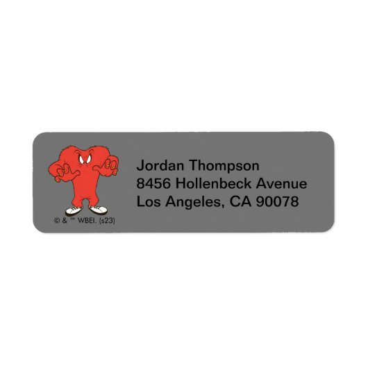 ゴッサマーの威嚇ポーズ ラベル (正面)