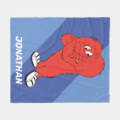 ゴッサマーポーズ – カラー フリースブランケット (正面(横))