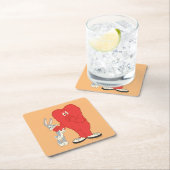 ゴッサマー持ちバグ集め™ スクエアペーパーコースター (インサイチュ)