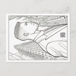 ゴッサムのボス Colouring Post Card シーズンポストカード