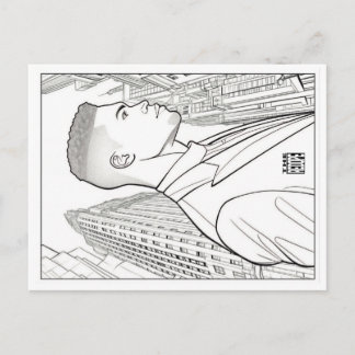 ゴッサムのボス Colouring Post Card シーズンポストカード