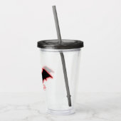 ゴッサムナイツレッドフードのロゴ アクリルタンブラー (左)