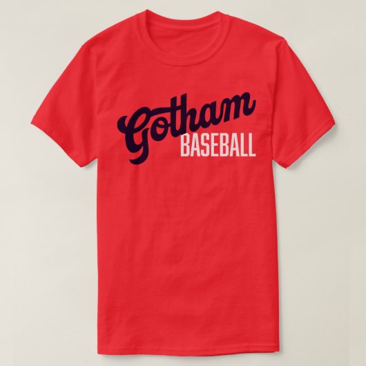 ゴッサム野球Tシャツ1 Tシャツ (デザイン正面)