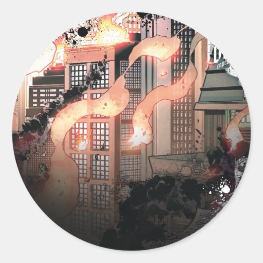 ゴッサム・バーニング ラウンドシール (正面)