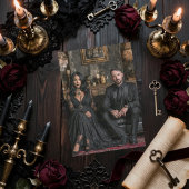 ゴッシックウェディング Til Death スケルトン ヴァンゴッホ 招待状