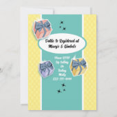 ゴッシピンハウスワイアブライダルシャワー 招待状 (裏面)