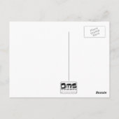 "ゴッシ"女の子のパーティー招待状 ポストカード (裏面)