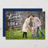 ゴッズラブホリデーフォトカード/ネイビーバック シーズンカード (正面/裏面)