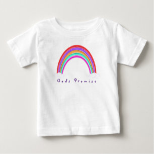 『ゴッズ·プロミス』虹 ベビーTシャツ