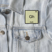 ゴッタな化学元素記号Tシャツ - Gh 缶バッジ (インサイチュ)
