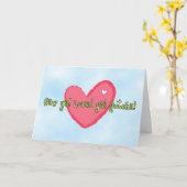 ゴッチャデイ養子縁日ハートカード カード (黄色い花)