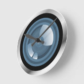 ゴッチャ！カメラレンズ壁時計 ラウンド壁時計 (傾斜)