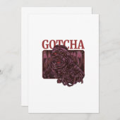 ゴッチャ 招待状 (正面/裏面)