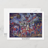 ゴッツォリ・ベノッツォによるエピファニーの列車 ポストカード (正面/裏面)