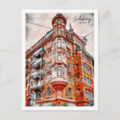 ゴッテボルグスウェーデントラベルプレイスウォーターカラー ポストカード (正面)