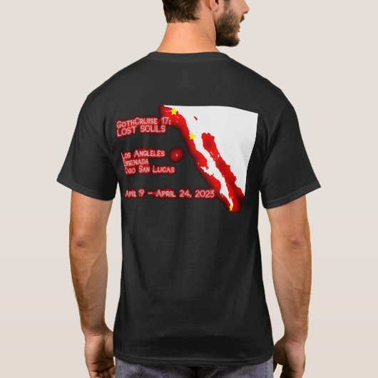 ゴットクルーズ17:失ったソウル公式の両面シャツ Tシャツ (裏面)