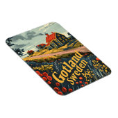 ゴットランドスウェーデンのタベルアド マグネット (右側)