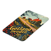 ゴットランドスウェーデンのタベルアド マグネット (左側)