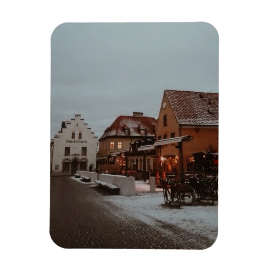 ゴットランド島 – ユネスコのヴィスビーの町 – スウェーデン マグネット (縦)