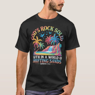 ゴッドの岩盤ブレーカー・ロック・ビーチVBS 2025 Tシャツ