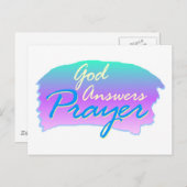 ゴッドアンサーズ祈りの言葉デザイン ポストカード (正面/裏面)