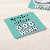 ゴッドウィンズスクエア紙コースター スクエアペーパーコースター (アングル)