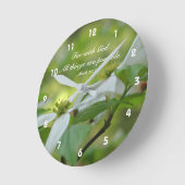 ゴッドウッドウィズゴッドバイブル引用文感動的 ラウンド壁時計 (傾斜)