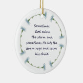 ゴッドカルムスストーム感動的引用文 セラミックオーナメント (右)