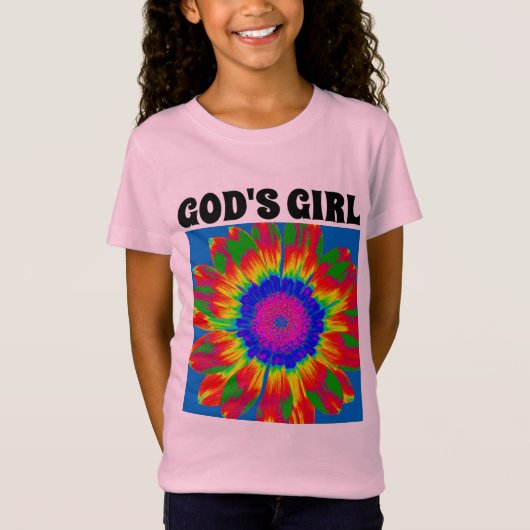 ゴッドガール絞り染めTシャツ Tシャツ (正面)
