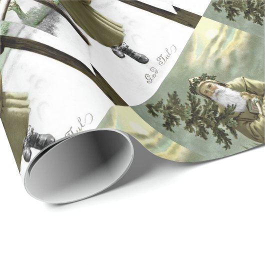 ゴッドジュルスウェーデンサンタ ラッピングペーパー (ロールコーナー)