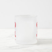 ゴッドジュルスウェー伝統的デンクリスマスフォント フロストグラスマグカップ (中央)