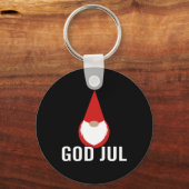 ゴッドジュル格言トムテメリークリスマス キーホルダー (正面)
